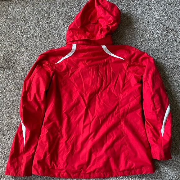 Columbia Women’s Omni Tech Rain Coat -Jacket Large - Picture 8 of 9